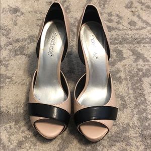 Shoedazzle Nude Heels